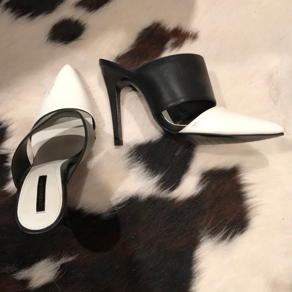Zara Two-Tone Mules